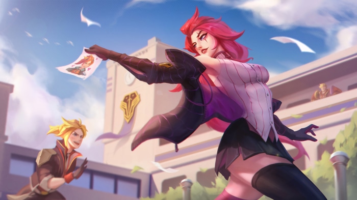Katarina from League of Legends, Battle Academia skin
