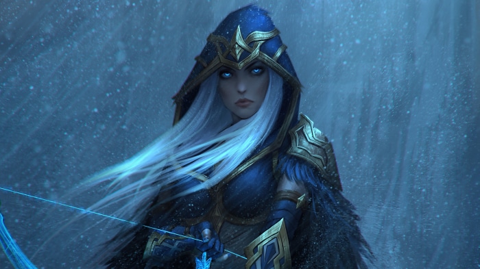 Ashe from League of Legends 4K