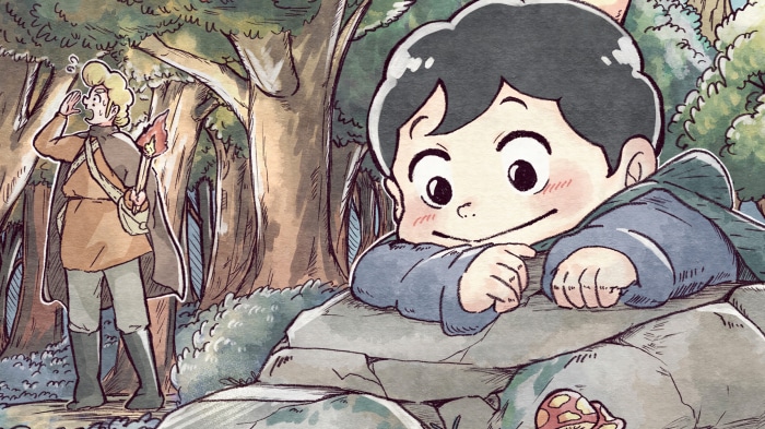 Bojji from Ranking of Kings in a forest