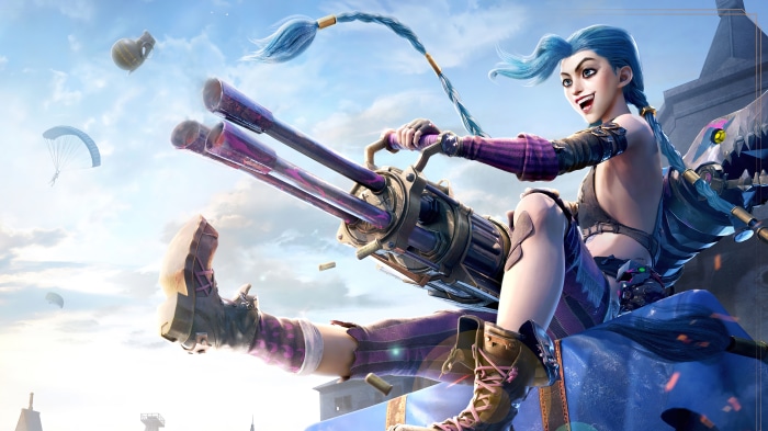 Jinx from Arcane in PUBG Mobile 4K
