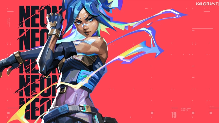 Neon from Valorant 4K