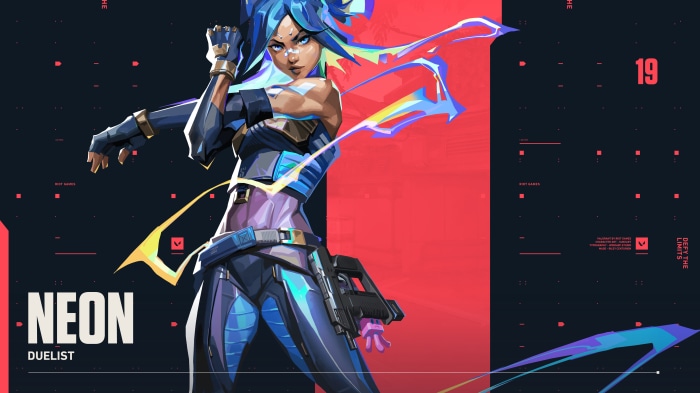 Neon from Valorant 4K