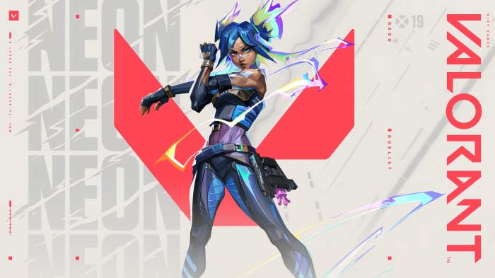 Neon from Valorant 4K