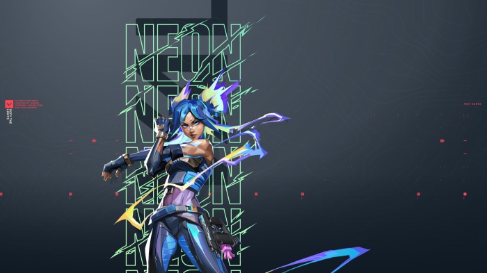 Neon from Valorant 4K