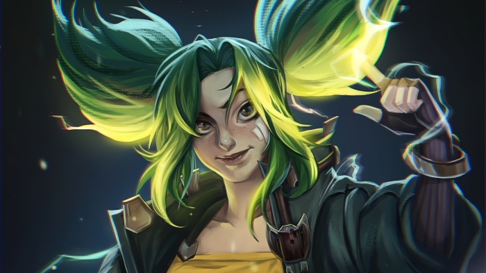 Zeri from League of Legends 4K