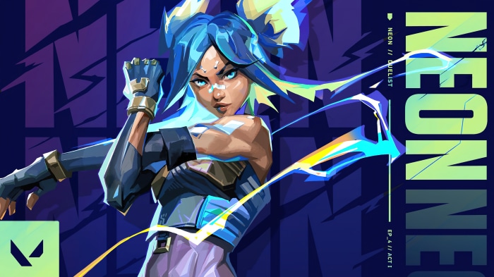 Neon from Valorant 4K