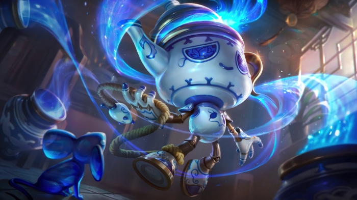 Amumu from League of Legends Porcelain Skin Splash Art 4K