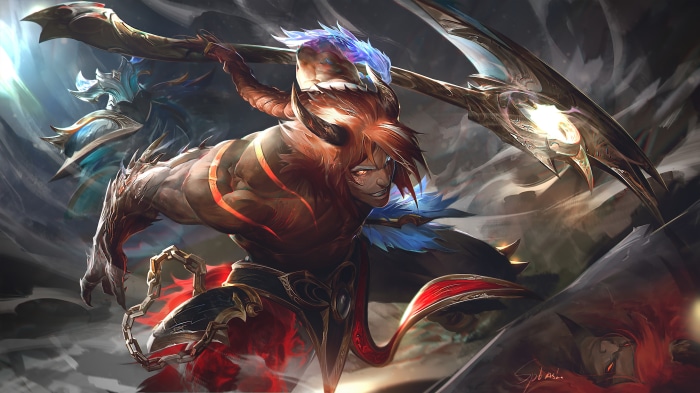 Kayn from League of Legends, Nightbringer skin