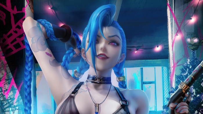 Jinx from Arcane in 4K