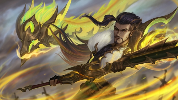 Yasuo the Dragon from League of Legends 4K