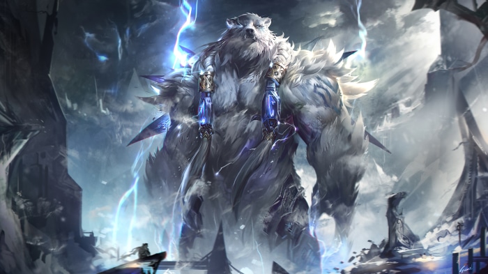 Volibear from League of Legends 4K