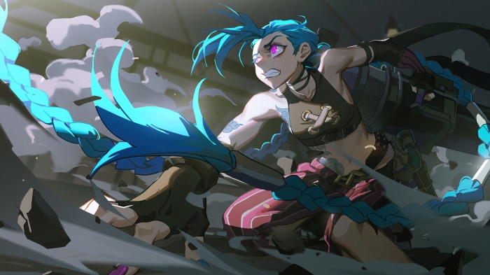 Jinx from League of Legends in Arcane 4K