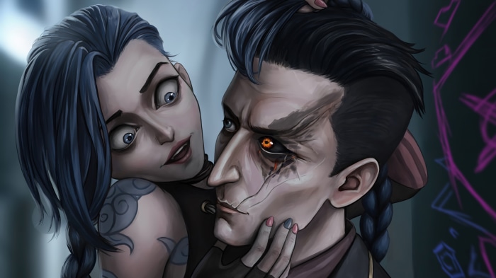 Jinx and Silco from Arcane 4K