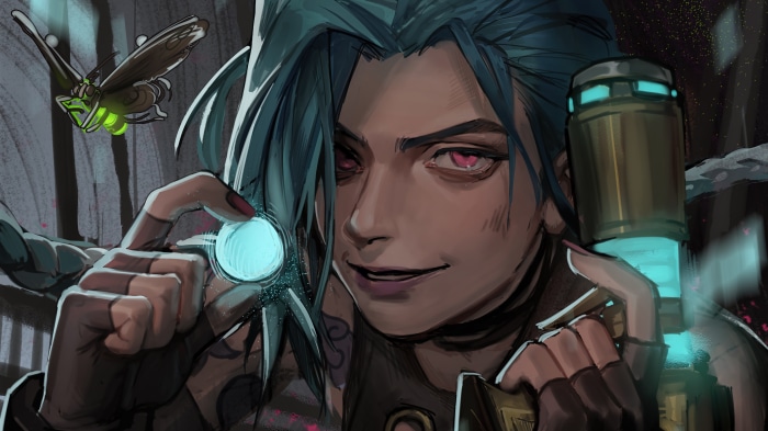 Jinx from Arcane League of Legends 4K
