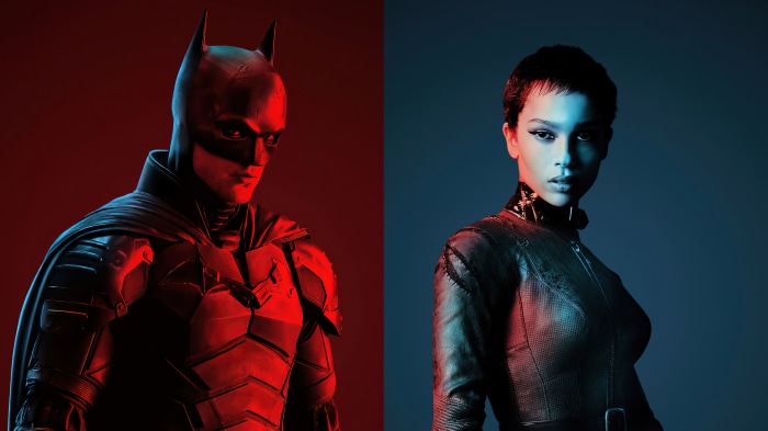Batman and Catwoman from The Batman 4K