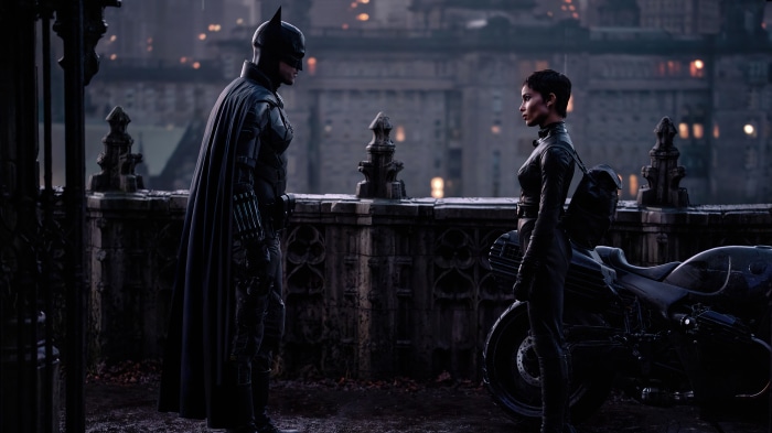 Batman and Catwoman from The Batman 4K