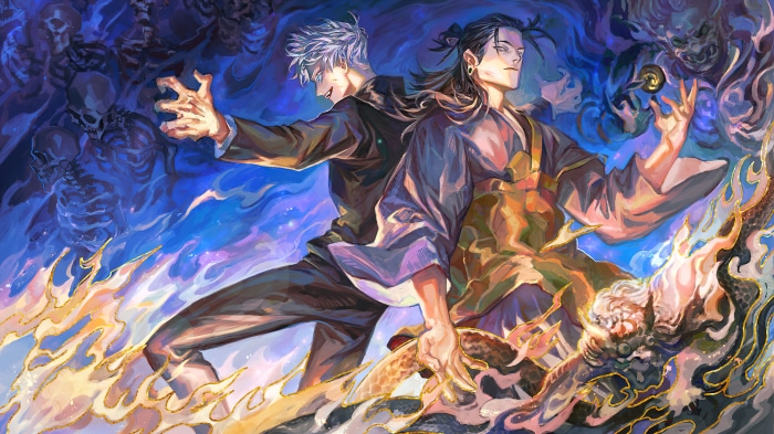 Satoru Gojo and Suguru Geto from Jujutsu Kaisen 4K