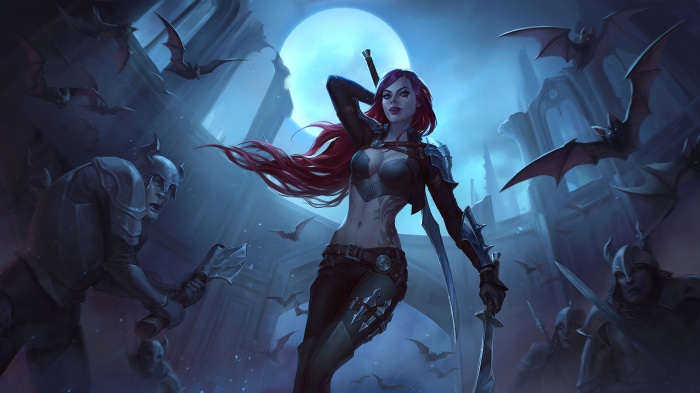 Katarina from League of Legends in 4K