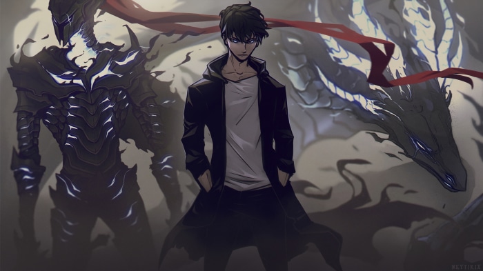 Sung Jinwoo and Shadows from Solo Leveling 4K