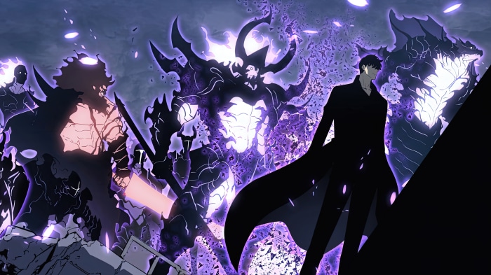 Sung Jinwoo and Shadows from Solo Leveling 4K
