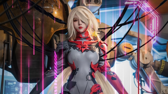 Nemesis from Tower of Fantasy 4K Cosplay