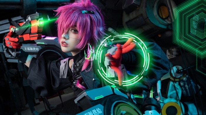 Nemesis from Tower of Fantasy 4K Cosplay