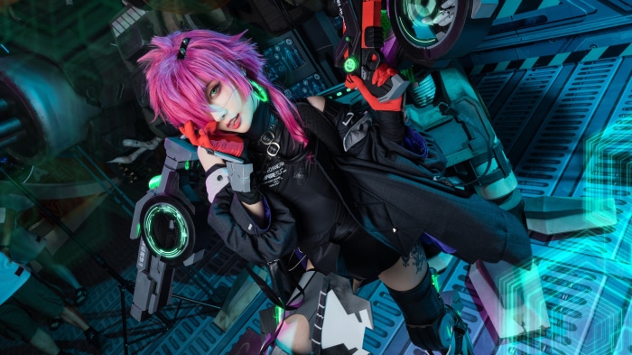 Cosplay of Lin from Tower of Fantasy in 4K