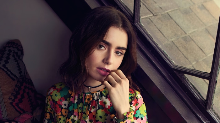 Lily Collins in 4K