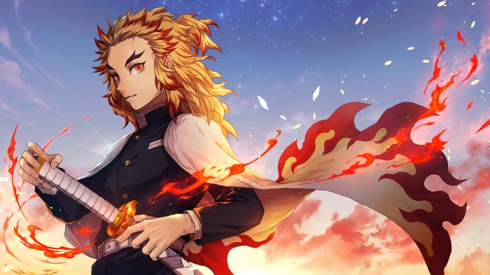 Kyojuro Rengoku from Demon Slayer 4K