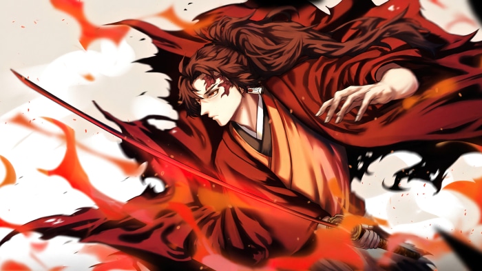 Yoriichi Tsugikuni from Demon Slayer 4K Art