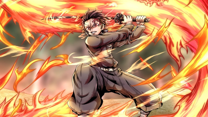Tanjiro Kamado from Demon Slayer in 4K