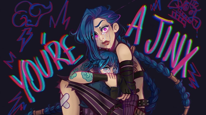 Jinx and Vi from Arcane