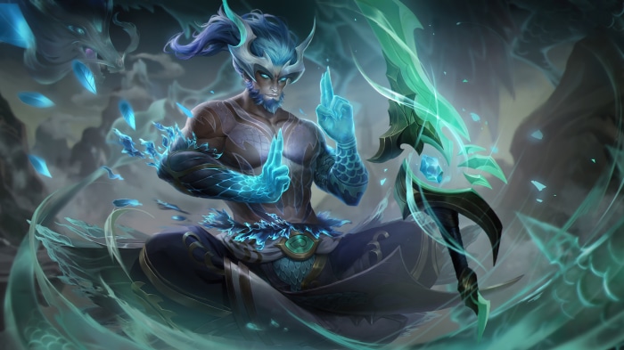Zephyr Dragon Master Yi from League of Legends 4K
