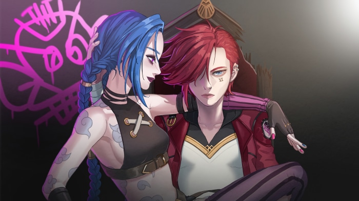 Jinx and Vi from Arcane 4K