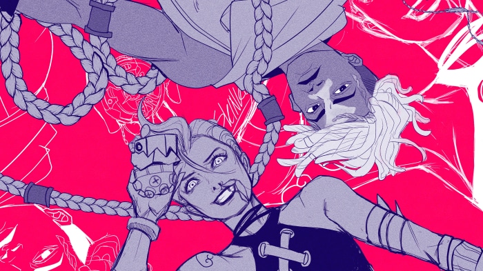 Jinx and Ekko from Arcane