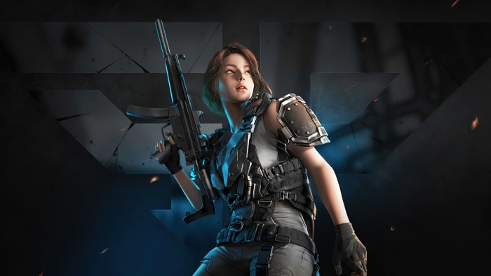 Super People girl with a rifle