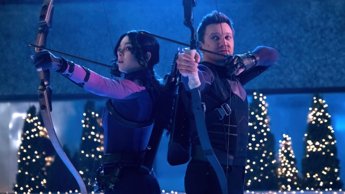 Hawkeye and Kate Bishop from Disney+ series