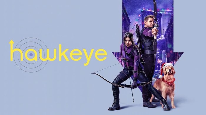 Hawkeye Series Poster with Clint Barton and Kate Bishop 4K