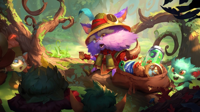 Yordle explorers in a forest from Legends of Runeterra 4K