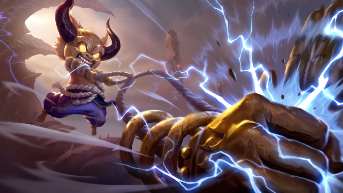 Masa Crashing Thunder from Legends of Runeterra 4K