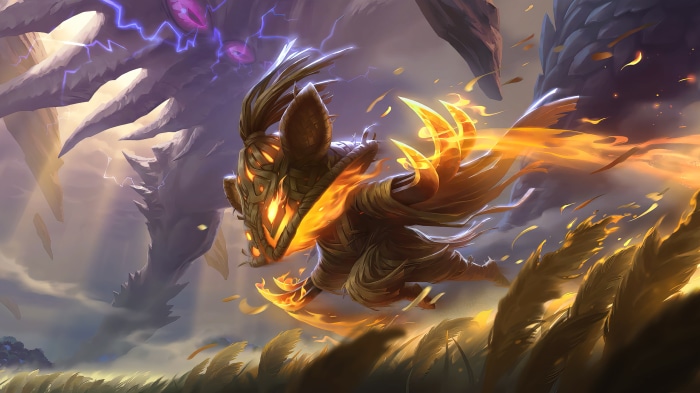 Ember Monk from Legends of Runeterra 4K