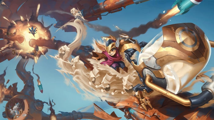 Dunehopper Mech from Legends of Runeterra 4K