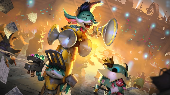 Bandle City characters in Legends of Runeterra 4K