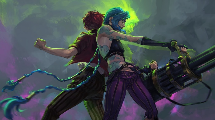 Jinx and Vi from Arcane 4K