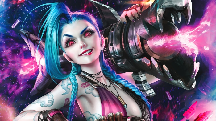 Jinx from League of Legends 4K