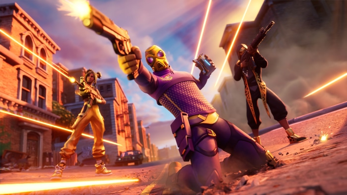 Fortnite characters Victor and Elite in 4K