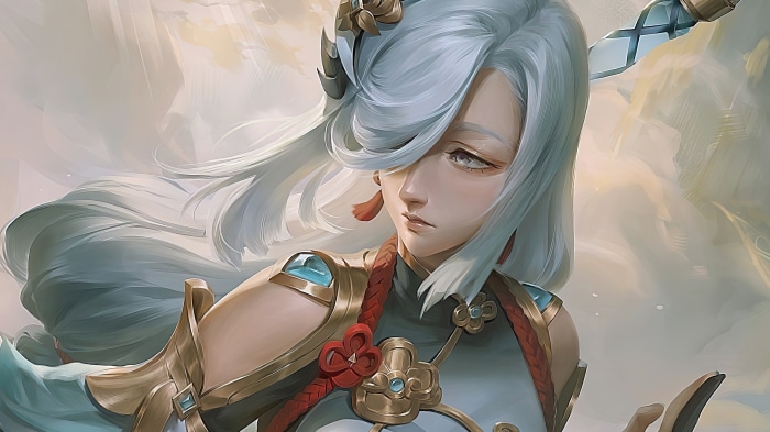 Shenhe from Genshin Impact 4K