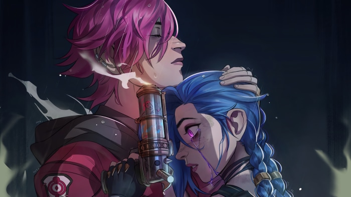Vi and Jinx from Arcane 4K