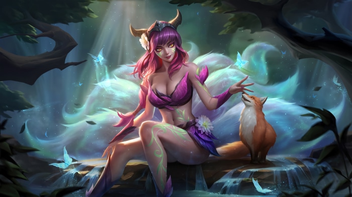 Elderwood Ahri from League of Legends 4K
