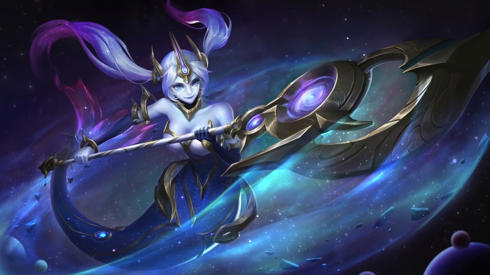 Cosmic Nami from League of Legends 4K